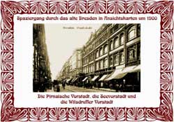 Buch: Spaziergang durch das alte Dresden in Ansichtskarten um 1900