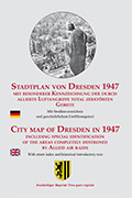 Stadtplan vom alten Dresden um 1947