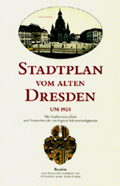 Stadtplan vom alten Dresden um 1920. Cover